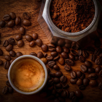 French Vanilla flavored coffee from Willow and Bloom Coffee, rich and aromatic