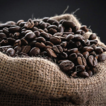 Freshly ground coffee ready to brew from Willow and Bloom Coffee beans