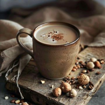 Hazelnut flavored coffee from Willow and Bloom Coffee, aromatic and delicious